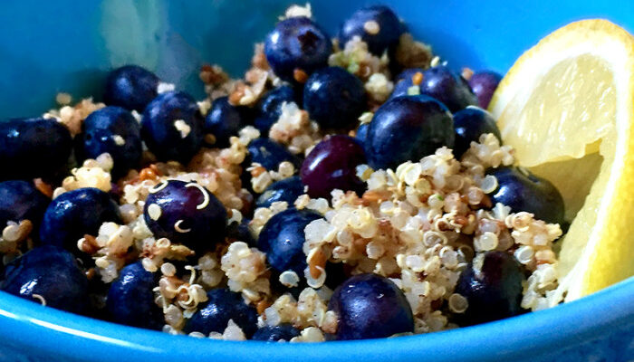 Zesty Blueberry Citrus Quinoa Pilaf