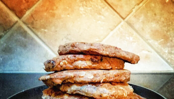 Vegan Sweet Potato and Banana Pancakes